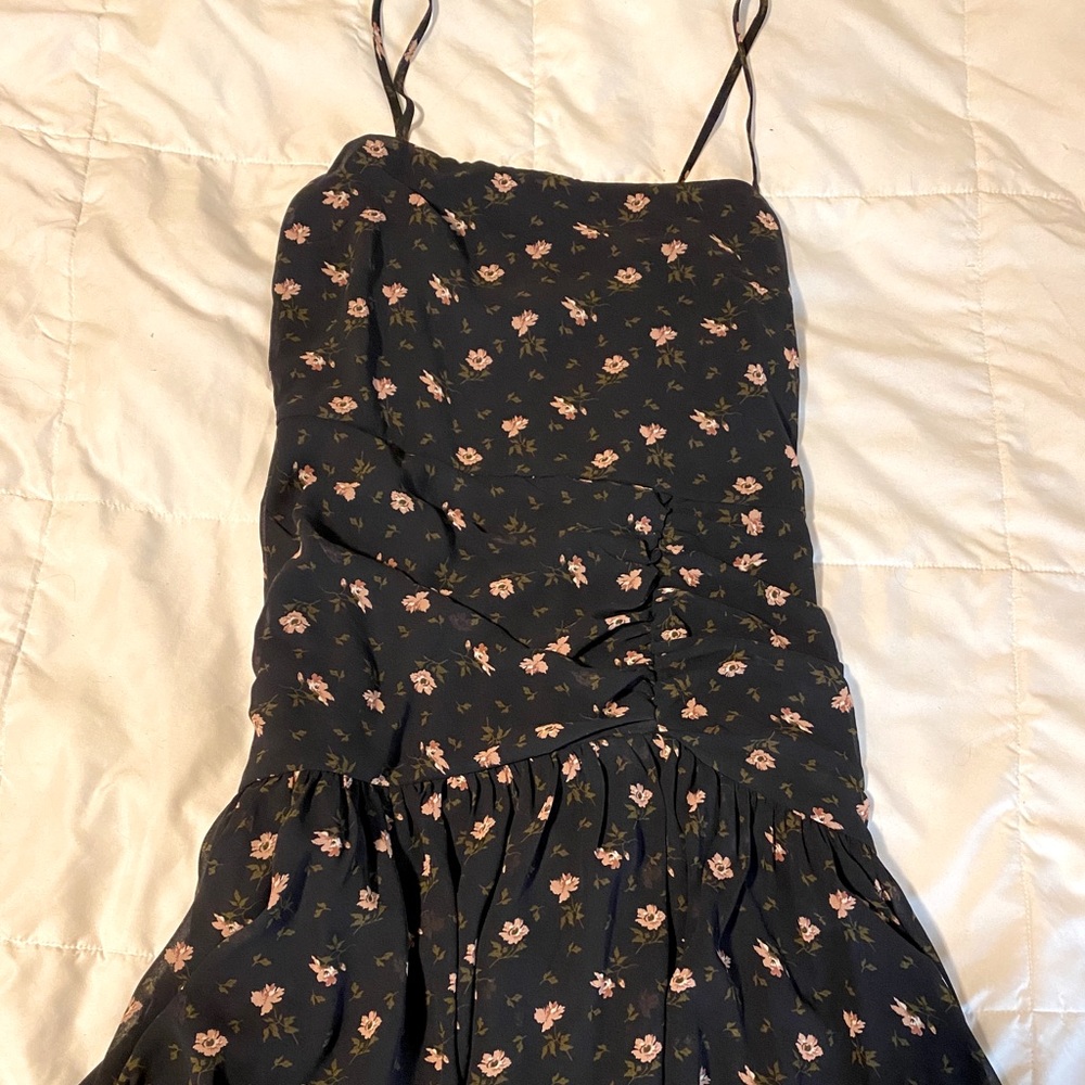 Floral Print New Mini Dress